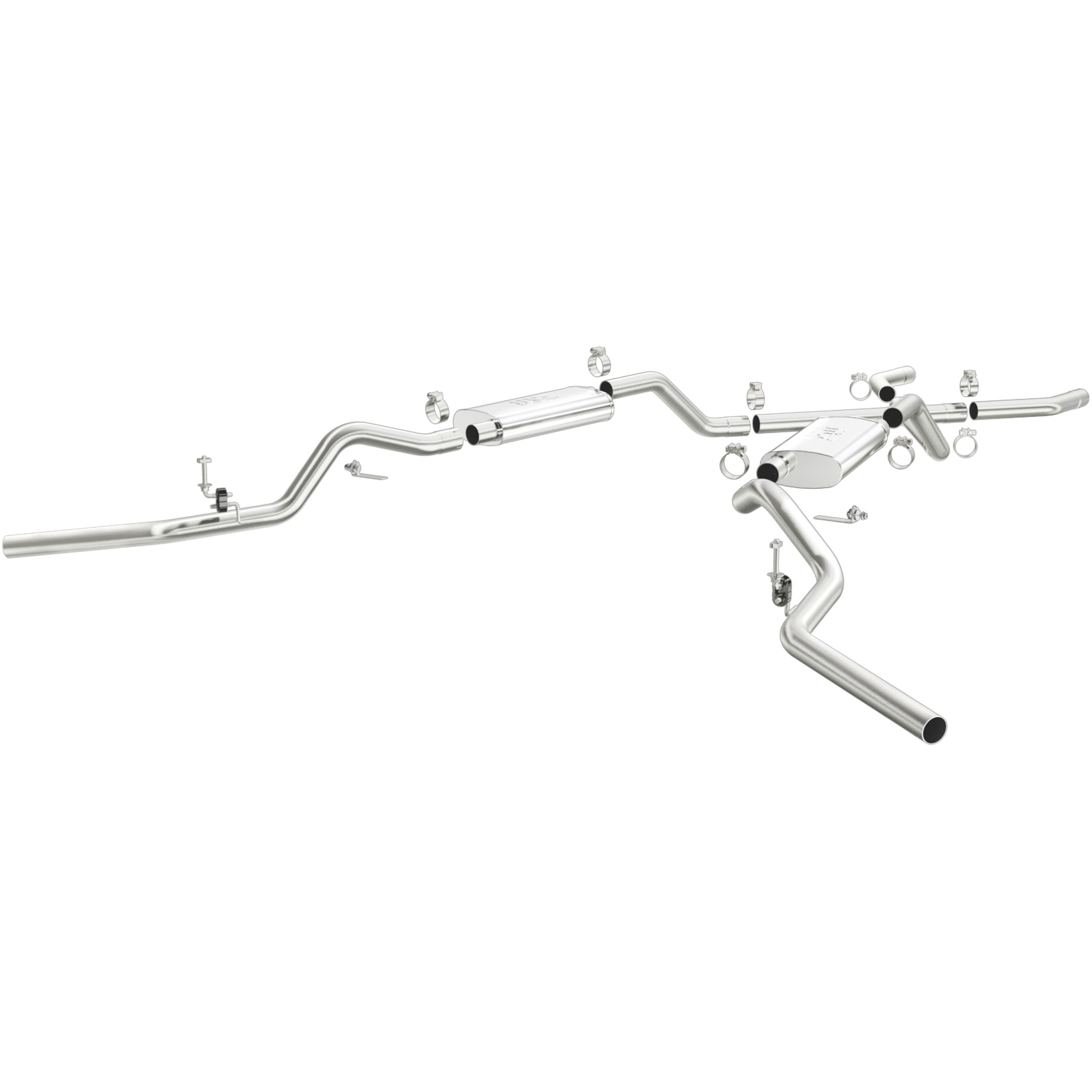 MagnaFlow Exhaust Products 16643 Street Series Stainless Crossmember-Back System
